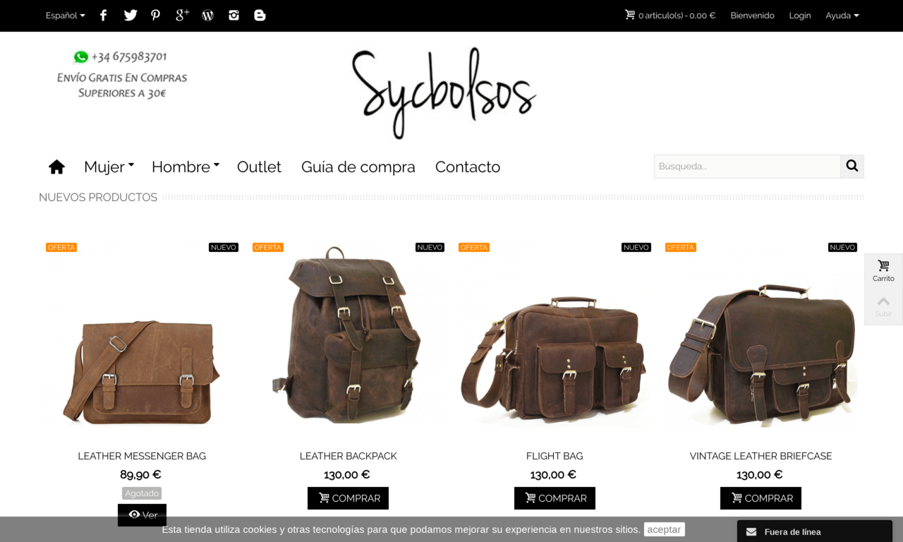 Sycbolsos.com Accesorios de moda