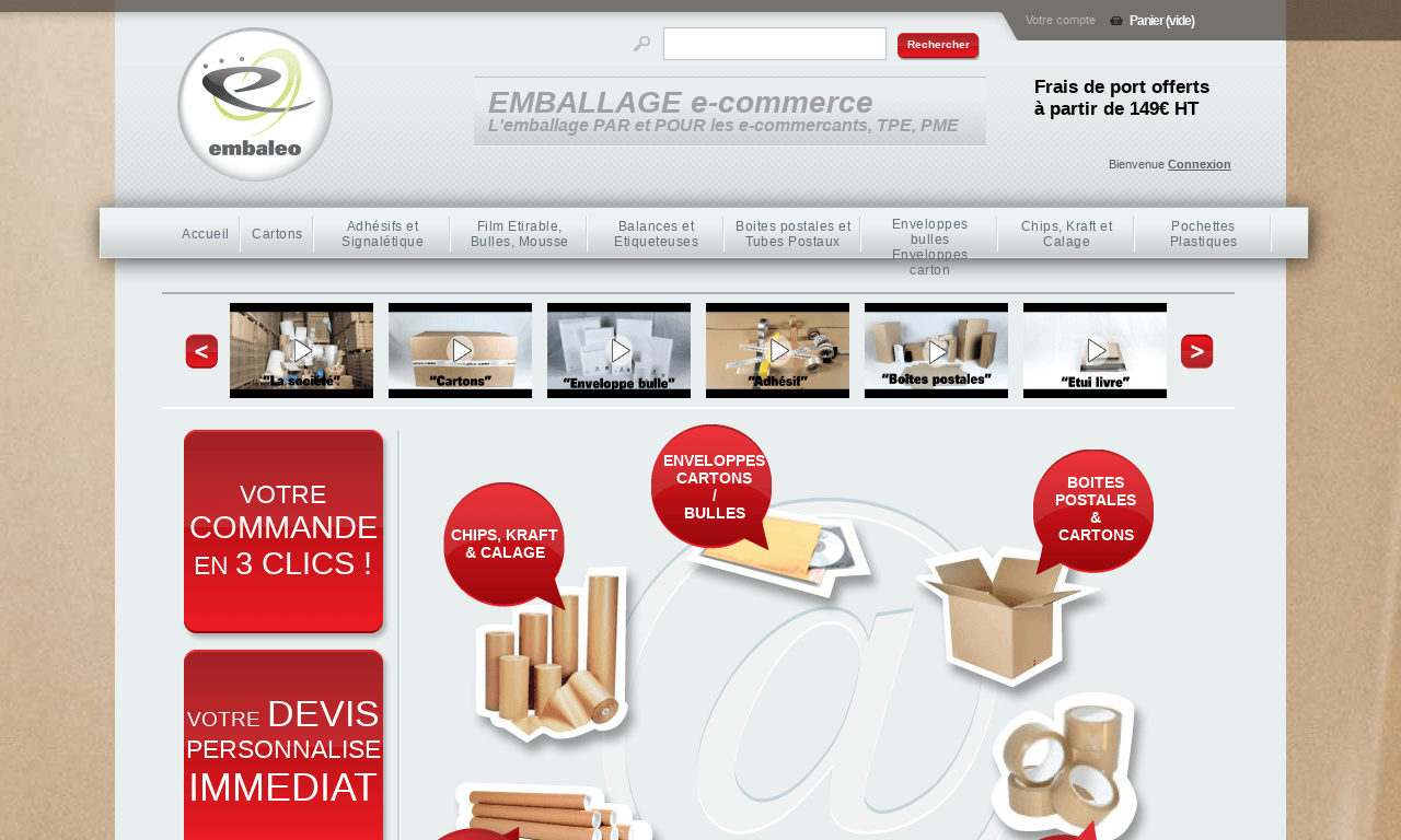 Emballage e-commerce Fourniture et mobilier