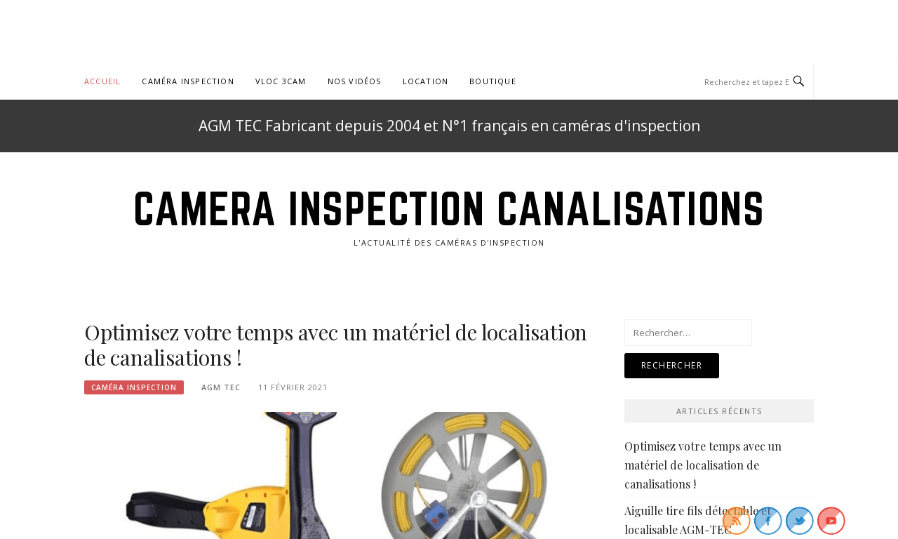 Camera inspection canalisation