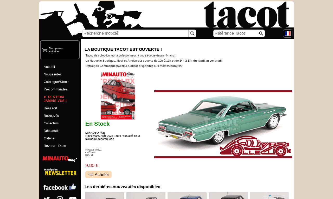 Tacot : vente de voitures miniatures Collection et miniature