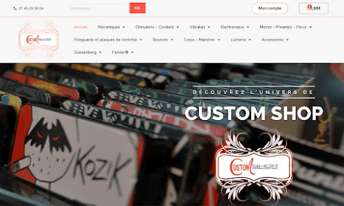 Custom Shop - accessoires pour guitare et basse