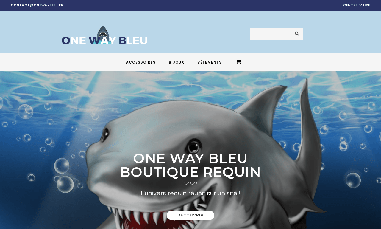 One Way bleu Vêtement
