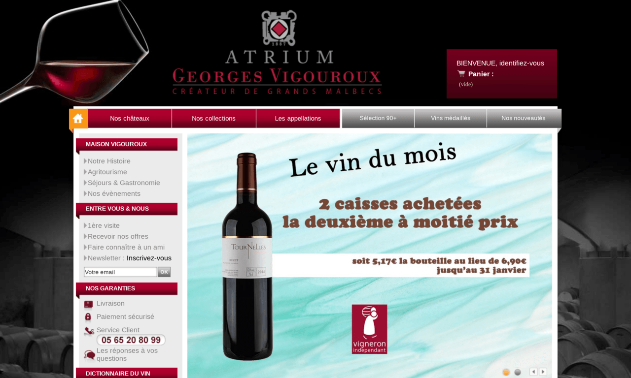 Atrium Vigouroux Alcool, vin et spiritueux