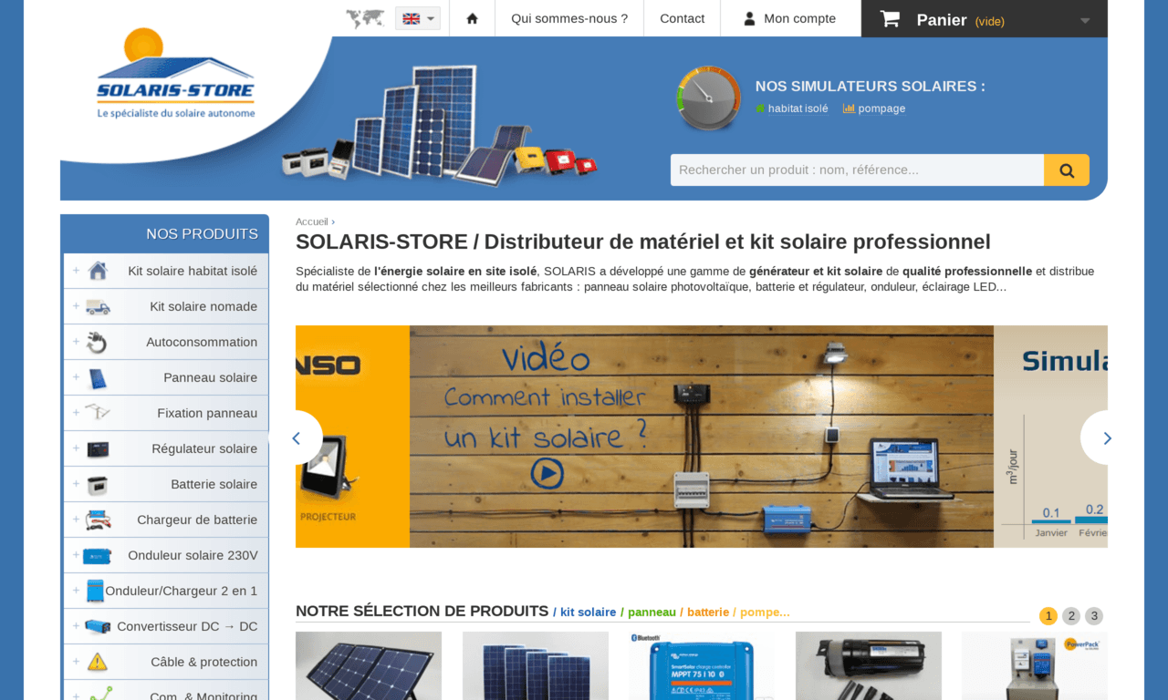 Solaris Store Electricité & domotique