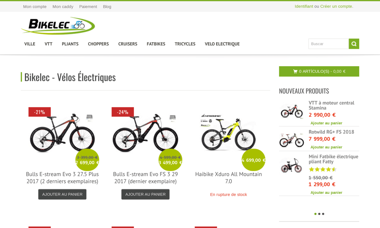 Bikelec Vélos & accessoires cyclisme
