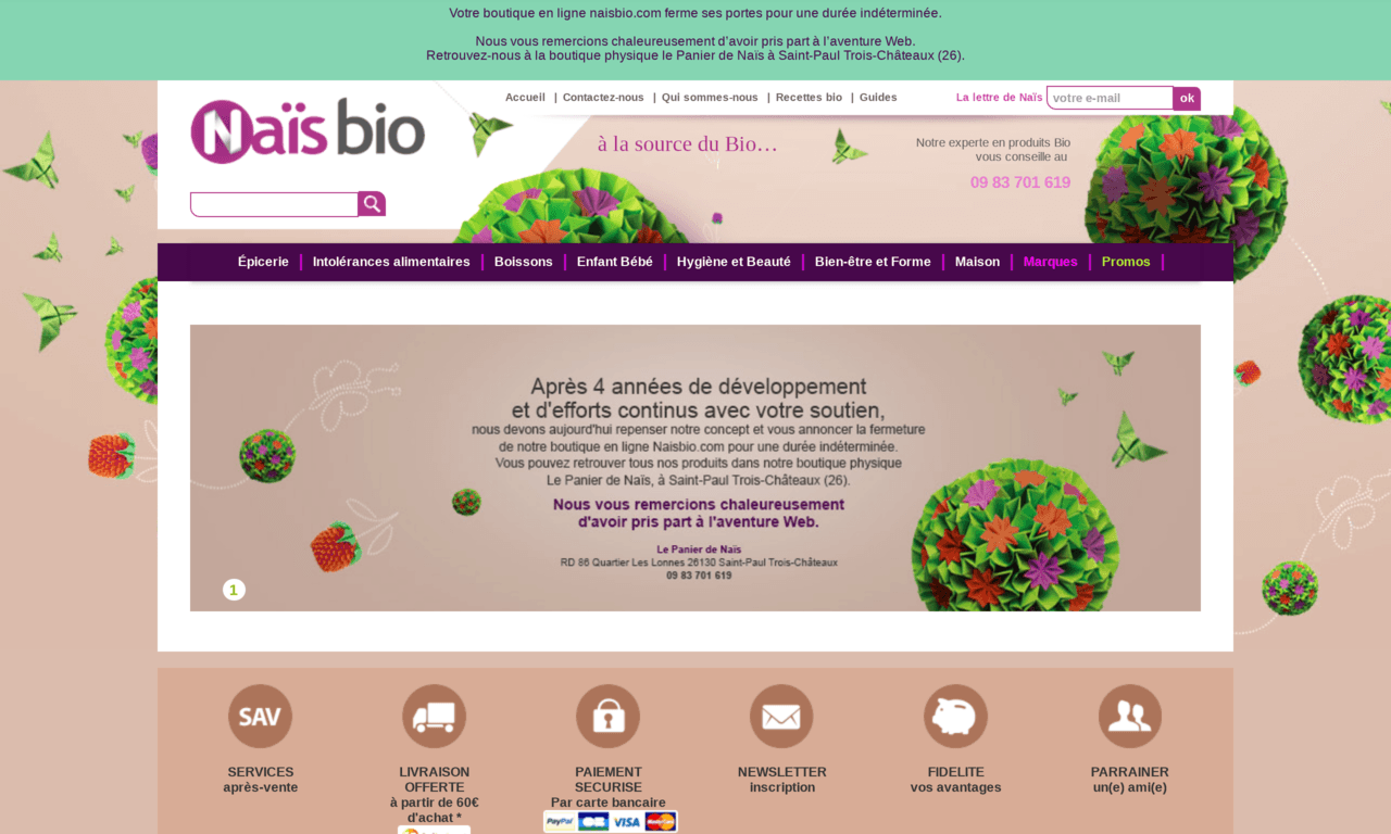 NaisBio Alimentation bio et diététique