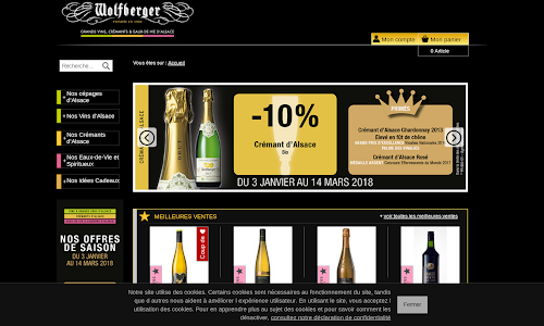 Wolfberger Alcool, vin et spiritueux