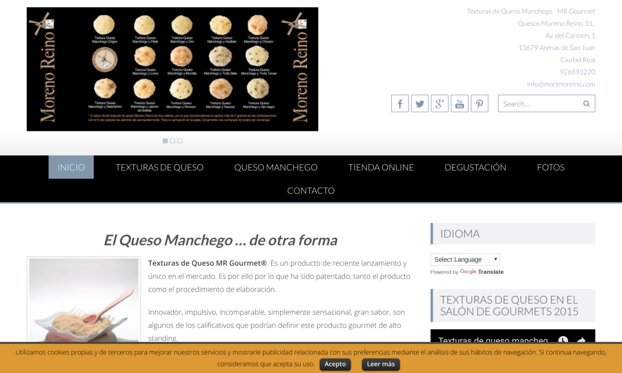 Queso Manchego Moreno Reino Gastronomía, Gourmet