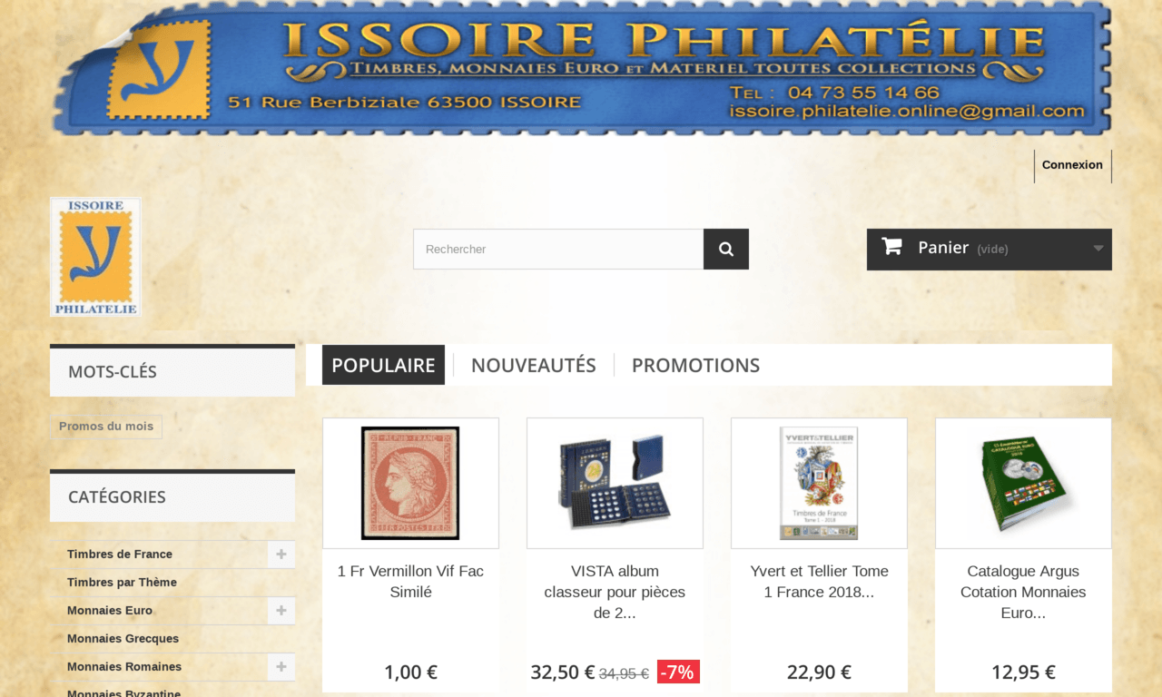 Issoire Philatélie Collection et miniature