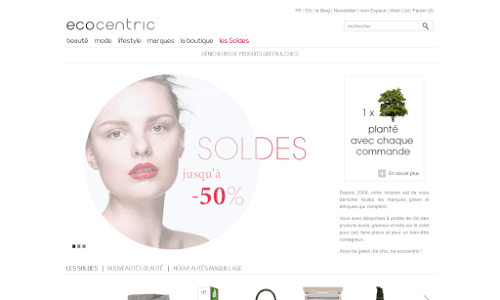 Ecocentric : La boutique éco-chic Produit biologique