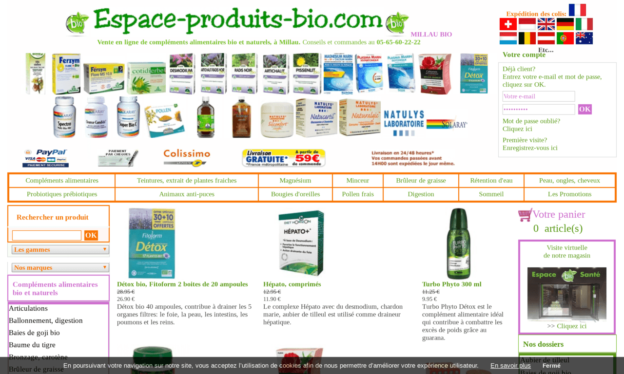 Espace-produits-bio.com Produit biologique