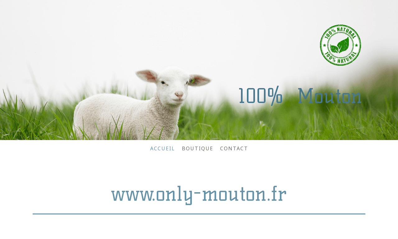Only mouton Mode Enfant
