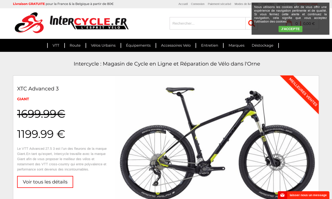 Intercycle Vélos & accessoires cyclisme